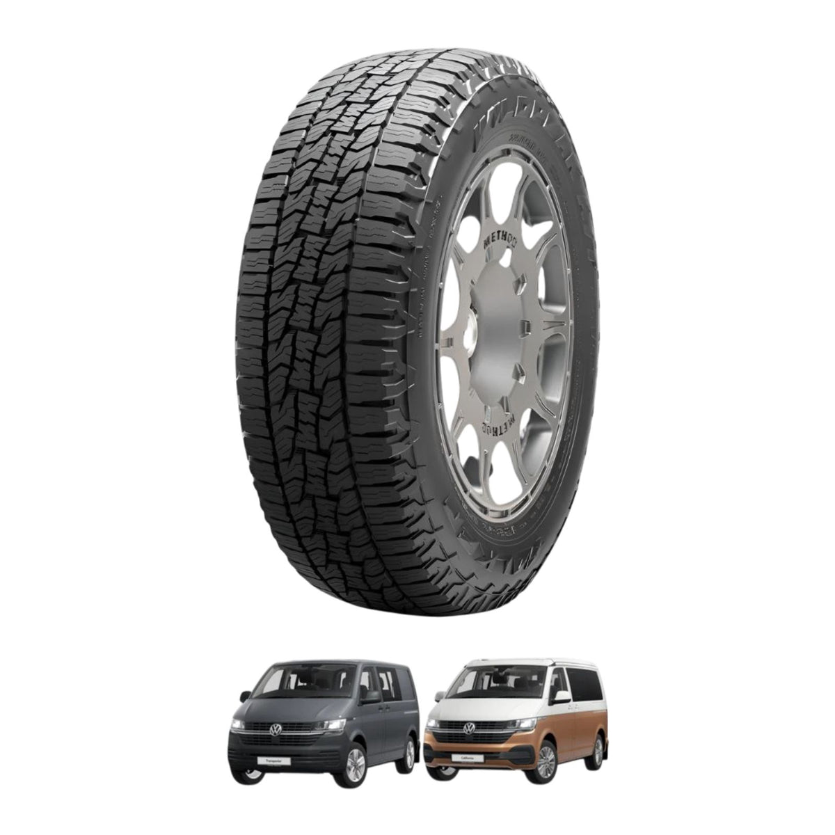 Falken 225 65R17 106H WILDPEAK AT TRAIL - All Terrain Tyre for VW