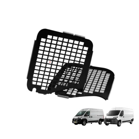Fiat Ducato / Peugeot Boxer Rear Window Protection Screens - Black
