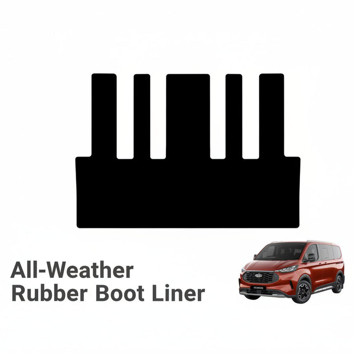 KombiLife All-Weather Rubber Boot Liner For Ford Tourneo 2023+ (8 Seater)
