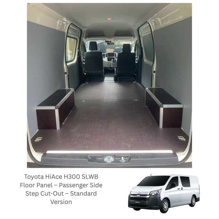 Floor Panel For Toyota HiAce 2019+ Super LWB – Passenger Side Step Cut-Out – Standard Version
