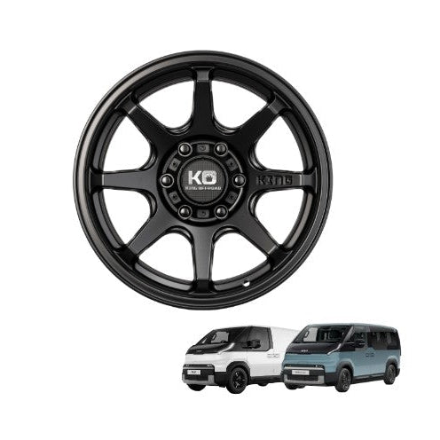 GRAPPLER - Alloy Wheel for Kia PV5 Passenger / Kia PV5 Cargo - Satin Black - 16x7 - 35P - 1250KG