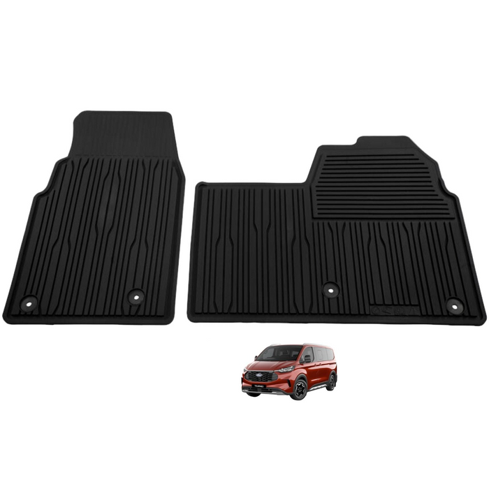 Genuine Ford Front All-Weather Rubber Mats Tourneo Custom 2023+