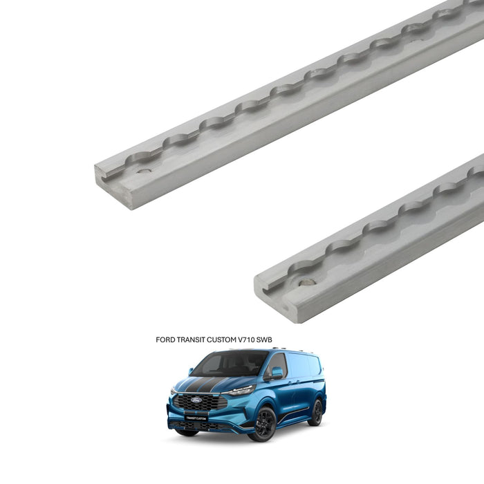 Genuine Ford Interior Side Rails (Tie Down) for Ford Transit Custom V710 SWB – Kerb Side Load Doors