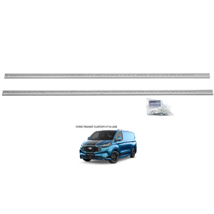 Genuine Ford Interior Side Rails (Tie Downs) for Ford Transit Custom V710 LWB – Dual Side Load Doors