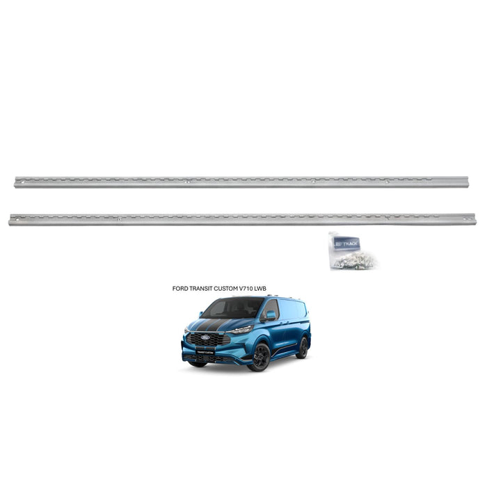 Genuine Ford Interior Side Rails (Tie Downs)  for Ford Transit Custom V710 LWB – Kerb Side Load Doors