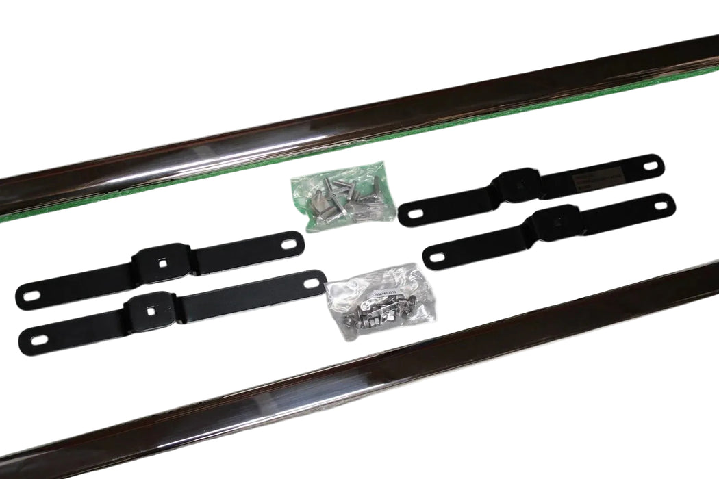 Genuine Volkswagen Trapezoid Sidebars – Polished SS For VW T6/T6.1 Transporter