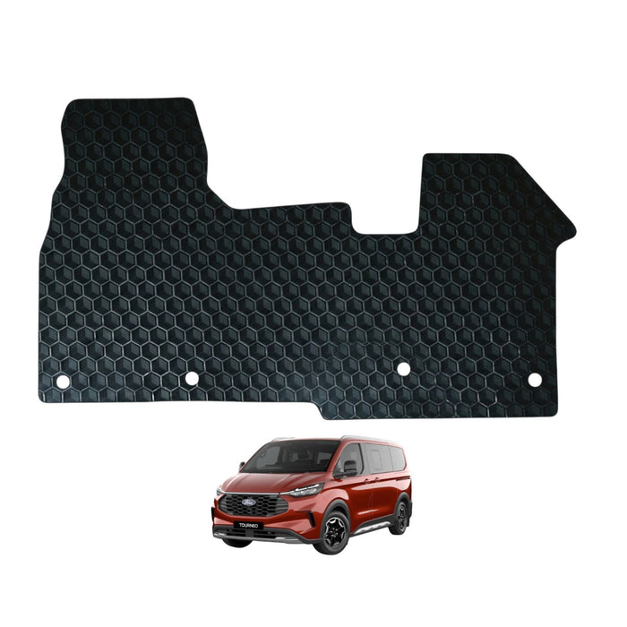KombiLife Heavy-Duty Rubber Floor Mats For Ford Tourneo 2023+ (9 Seater) – Fronts Only