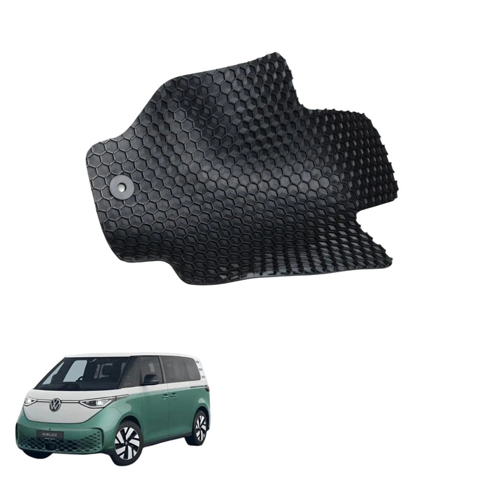 KombiLife Heavy-Duty Rubber Floor Mats For ID. Buzz LWB (6 Seater) – Fronts Only