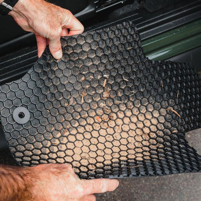 KombiLife Heavy-Duty Rubber Floor Mats For ID. Buzz LWB (7 Seater) – Full Set