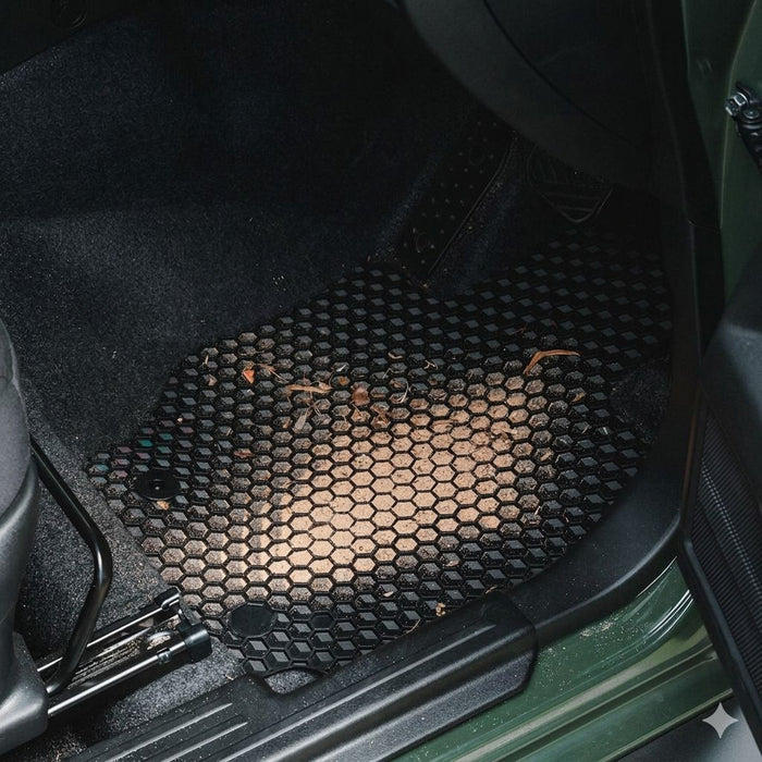 KombiLife Heavy Duty Rubber Floor Mats For ID Buzz SWB (5 Seater) – Fronts Only