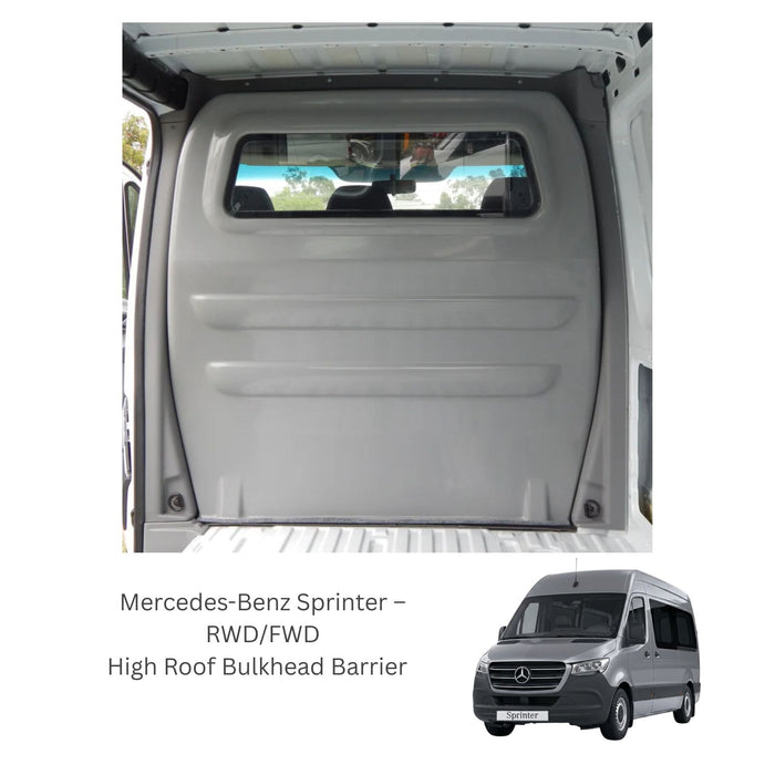 High Roof Bulkhead Barrier For Mercedes-Benz Sprinter – RWD/FWD