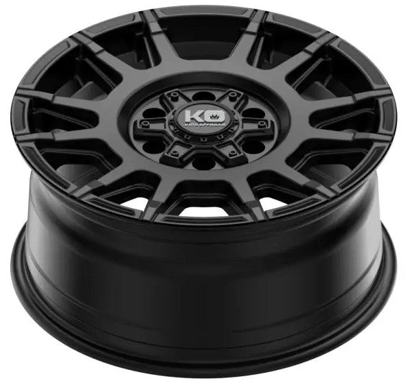 Wanderer Satin Black Finish Alloy Wheels - 7x8.5 6x120 For VW T7 Transporter / T7 Caravelle / Ford Transit Custom V710 / Tourneo 2023+