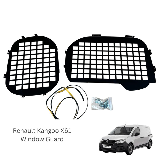 Kangoo rear doors window guard set
