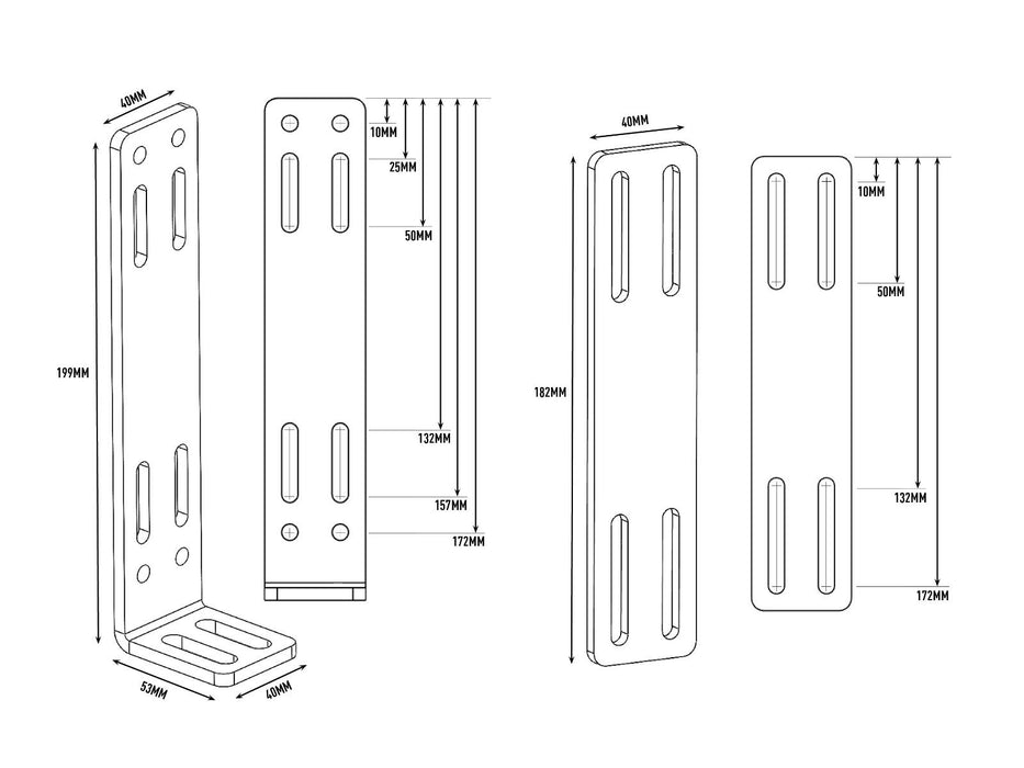 Lazer Bumper Beam Mounting Kit