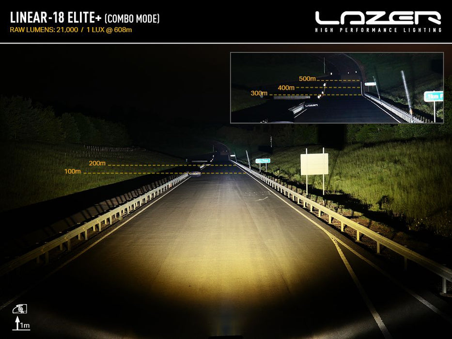 Lazer Lamps Linear-18 Elite+ (Plus) Slimline LED Driving Light