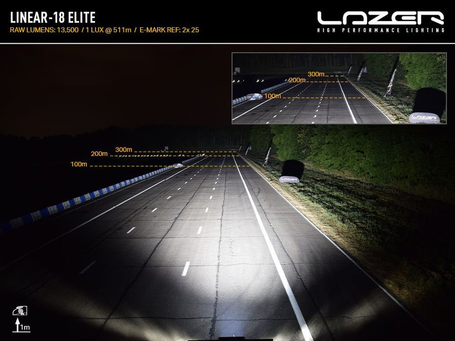 Lazer Lamps Linear-18 Elite Slimline LED Driving Light
