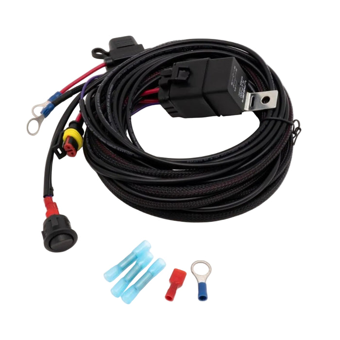 Lazer Single-Lamp Harness Kit – Long (2-Pin, Superseal, 12V)