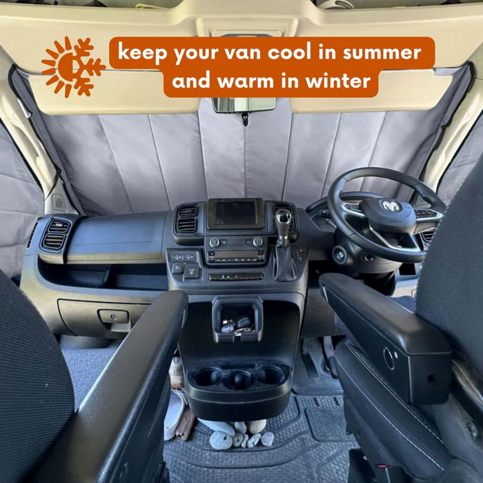 Living in a Bubble Fiat Ducato Thermomats – Cab Set