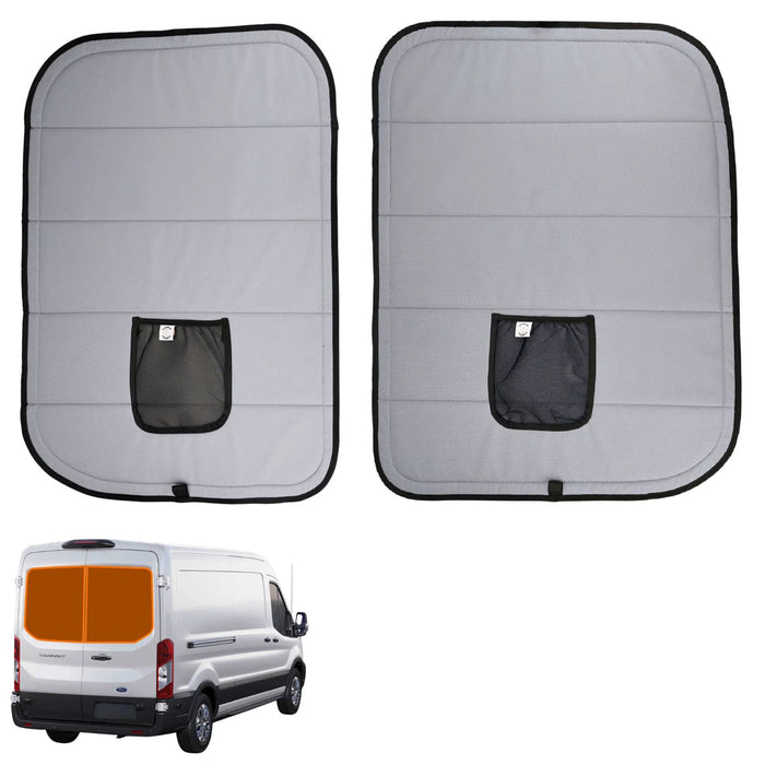 Living in a Bubble Thermomats for Ford Transit 2015+ – Full Metal Rear Barn Doors (Mid & High Roof)