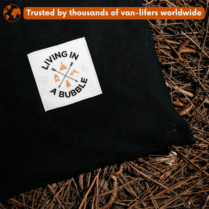 Living in a Bubble Universal Magnetic Front Window Fly Screens - For Cars and Vans - Single Fixation Point Wing Mirrors