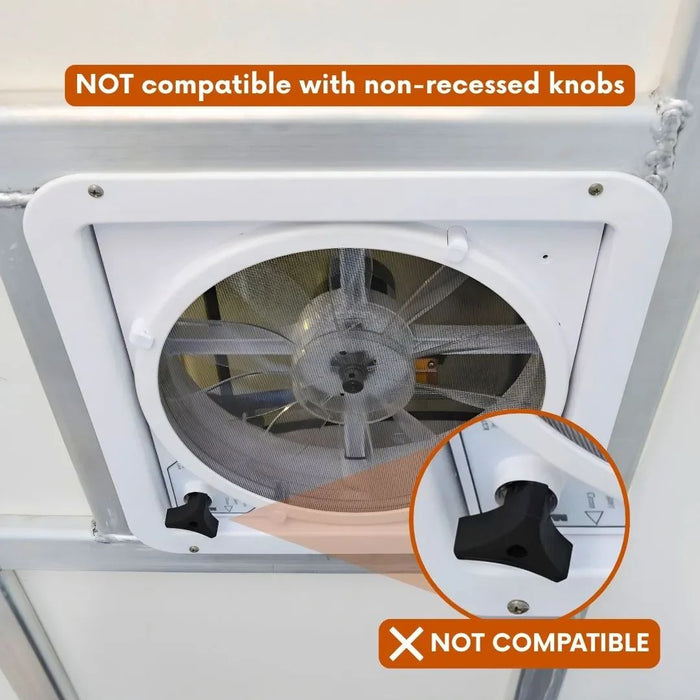 Living in a Bubble Magnetic Insulated Roof Vent Cover For MaxxAir / Fan-Tastic