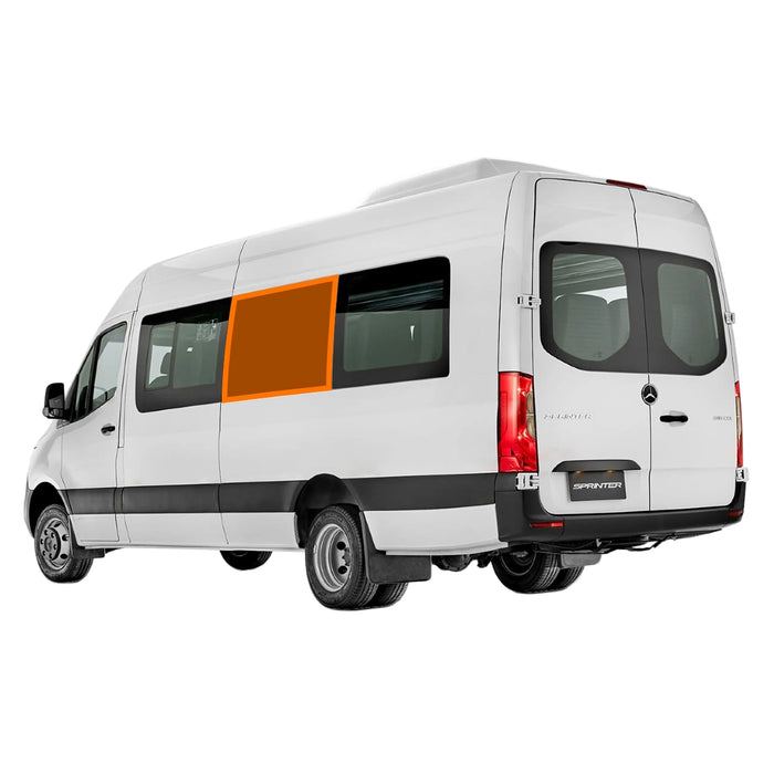 Living in a Bubble Mercedes Sprinter LWB Thermomat - Left Middle Side Window