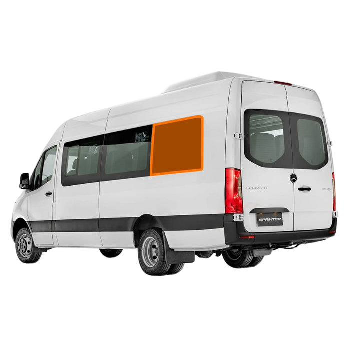 Living in a Bubble Mercedes Sprinter LWB Thermomat - Left Rear Side