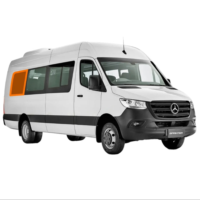 Living in a Bubble Mercedes Sprinter LWB Thermomat - Left Rear Side