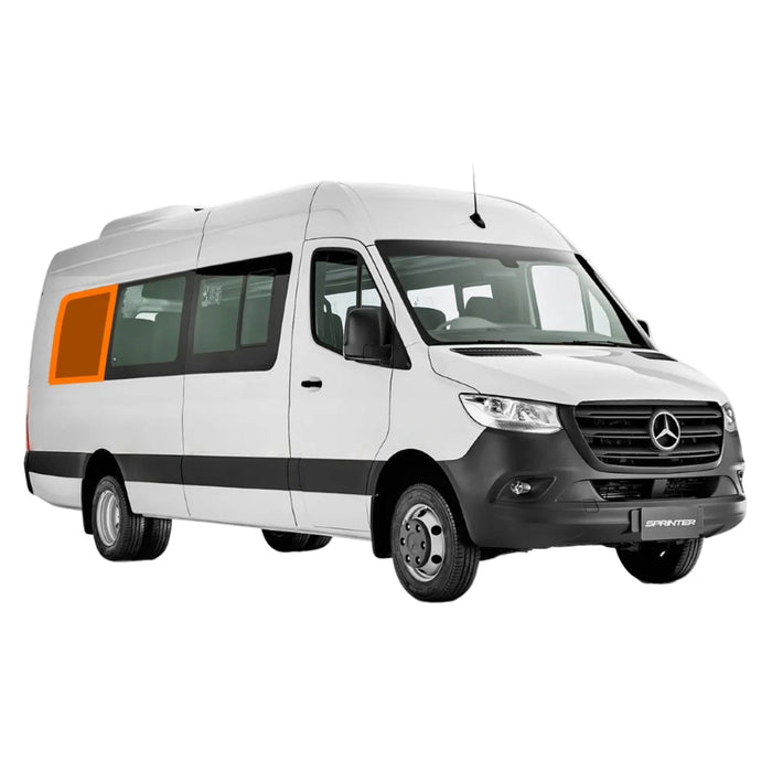 Living in a Bubble Mercedes Sprinter LWB Thermomat - Rear Side Right