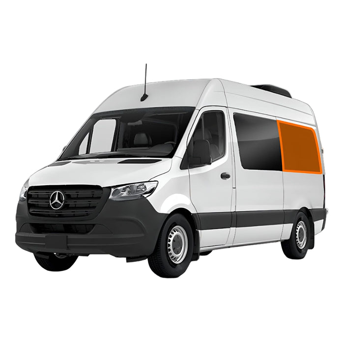 Living in a Bubble Mercedes Sprinter MWB Thermomat - Left Rear Side