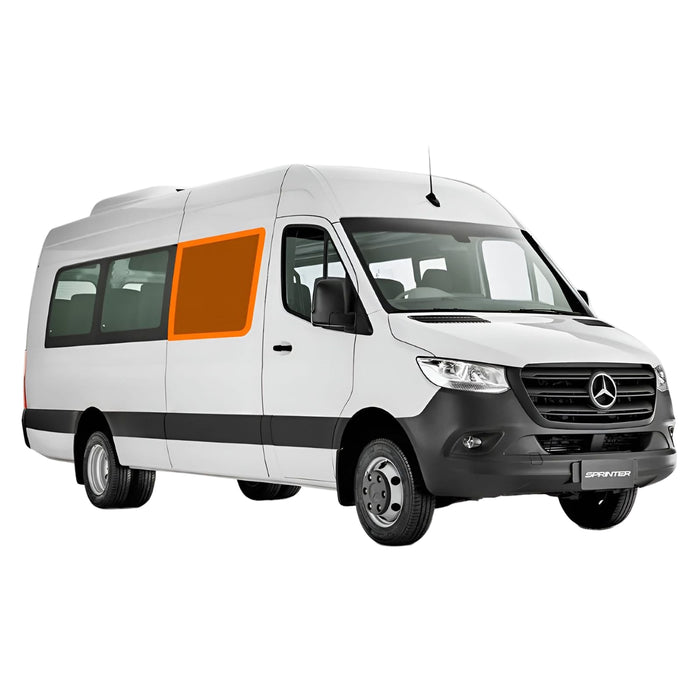 Living in a Bubble Mercedes Sprinter Thermomat - Behind Driver Window