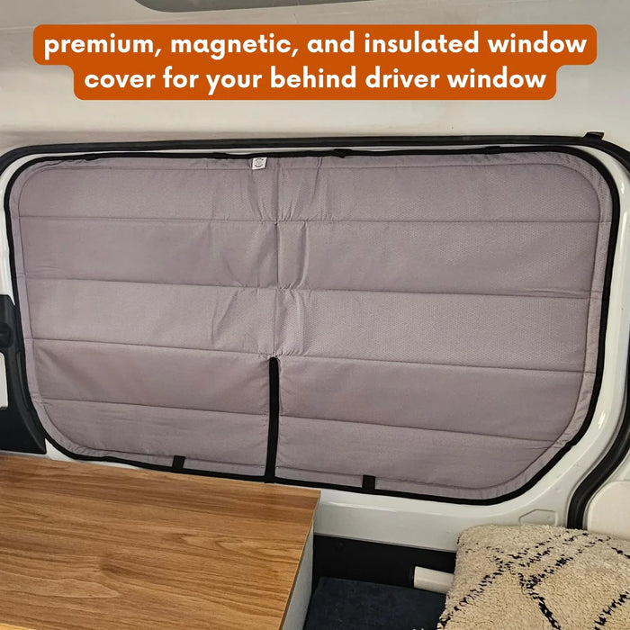 Living in a Bubble Mercedes Sprinter Thermomat - Behind Driver Window