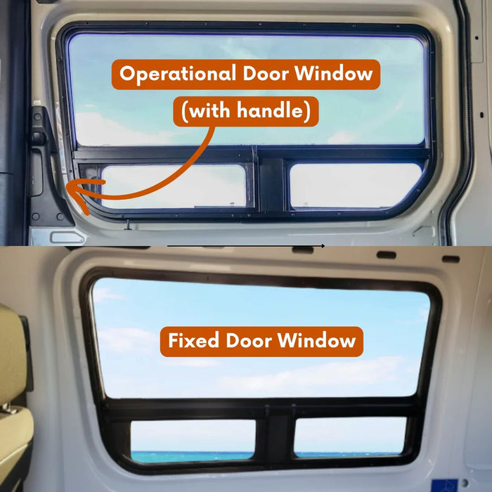 Living in a Bubble Mercedes Sprinter Thermomat - Behind Driver Window