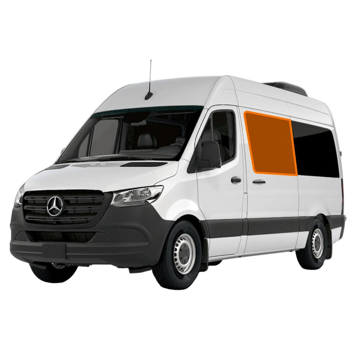 Living in a Bubble Mercedes Sprinter Thermomat - Sliding Door Window