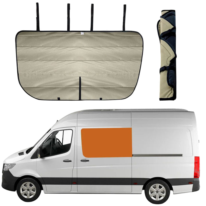 Living in a Bubble Mercedes Sprinter Thermomat - Sliding Door Window