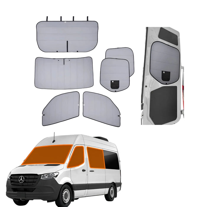 Living in a Bubble Mercedes Sprinter Thermomats - 6PC Set (2019 Current)
