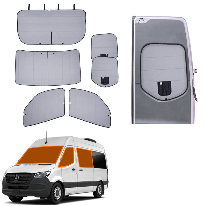 Living in a Bubble Mercedes Sprinter Thermomats - 6PC Set (2019 Current)