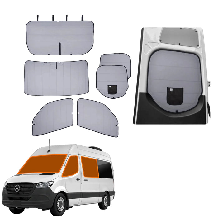 Living in a Bubble Mercedes Sprinter Thermomats - 6PC Set (2019 Current)