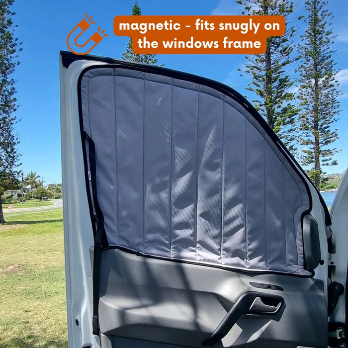 Living in a Bubble Mercedes Sprinter Thermomats – Cab Set 3‑Piece (2019‑Present)