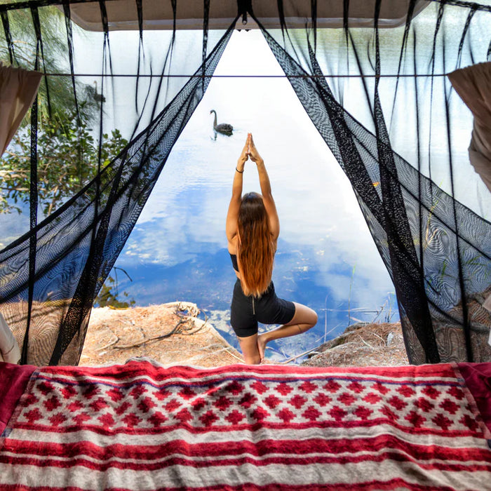 Living in a Bubble Universal Magnetic Rear Door Van Fly Screen - Standard Size