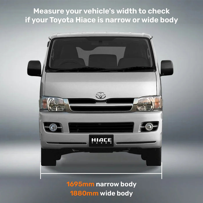 Living in a Bubble Toyota Hiace H200 LWB Thermomat - Tailgate