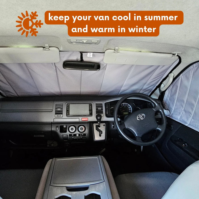 Living in a Bubble Toyota Hiace H200 SLWB Thermomats - 5PC Set