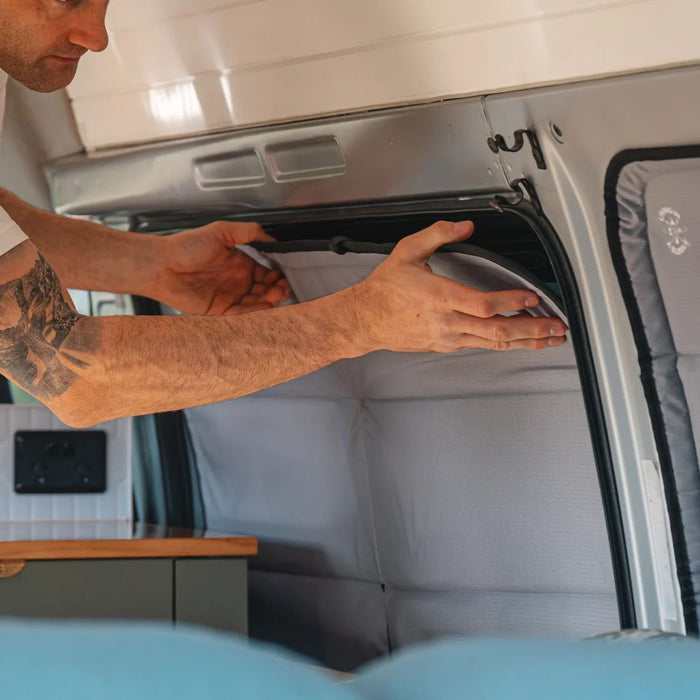Living in a Bubble Toyota Hiace H300 SLWB Thermomat – Behind Driver Window