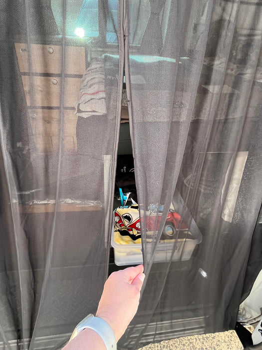 Living in a Bubble Universal Magnetic Side Door Van Fly Screen - Standard Size