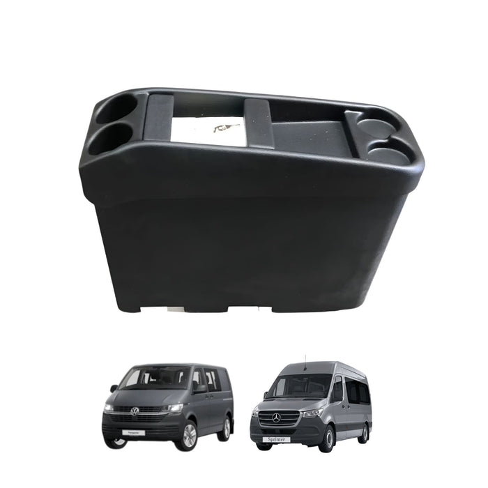 Lockable Centre Console For VW Transporter T5 / T6 / T6.1 / Mercedes Sprinter /Mercedes Vito / Toyota HiAce H200
