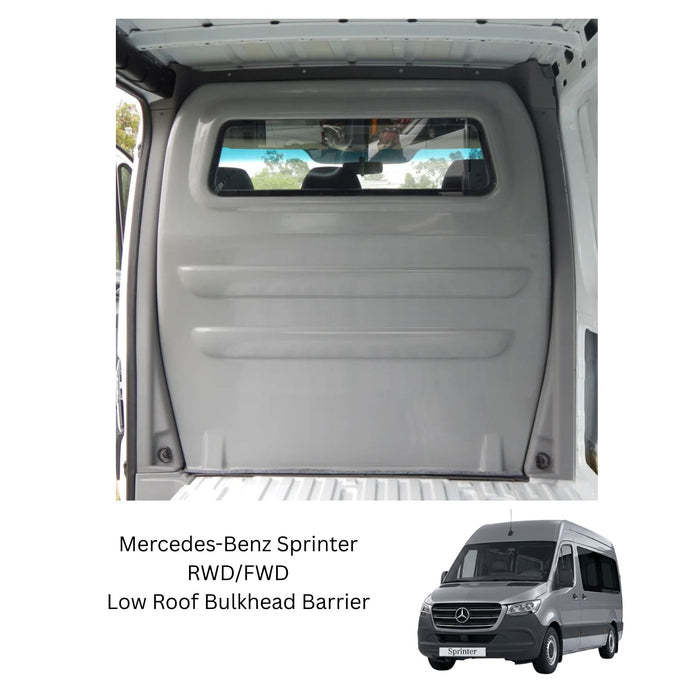 Low Roof Bulkhead Barrier For Mercedes-Benz Sprinter – RWD/FWD