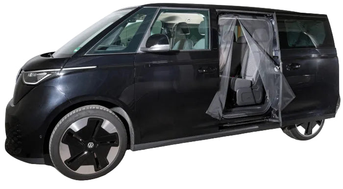 Mosquito Net VW ID. BUZZ / ID. BUZZ CARGO Fine Mesh + Magnetic Zipper For LEFT Side Door – LWB