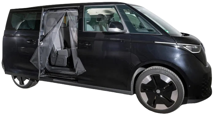 Mosquito Net VW ID. BUZZ / ID. BUZZ CARGO Fine Mesh + Magnetic Zipper For RIGHT Side Door – LWB
