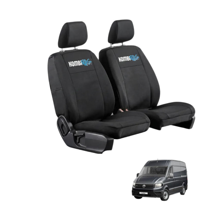 KombiLife Neoprene Seat Covers for VW Crafter MWB 2017 Onwards – Front Pair (Bucket Seat Model)
