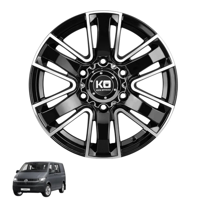 ROK - Alloy Wheel for VW T6.1 / T6 / T5 - 17x7.5 - 35P - 1250KG